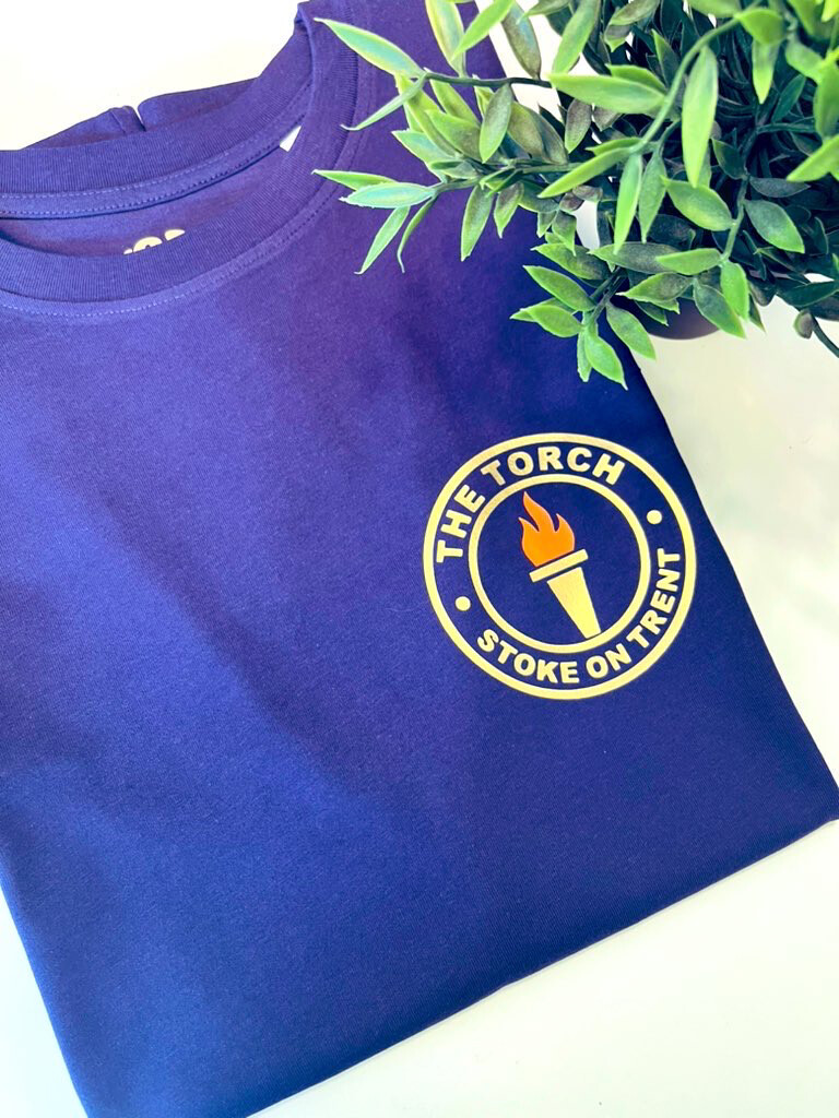 The Torch Stoke-on-Trent  organic cotton T SHIRT