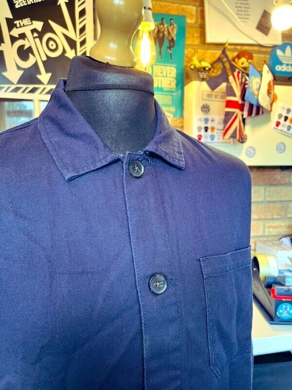 washed out work jacket vintage look