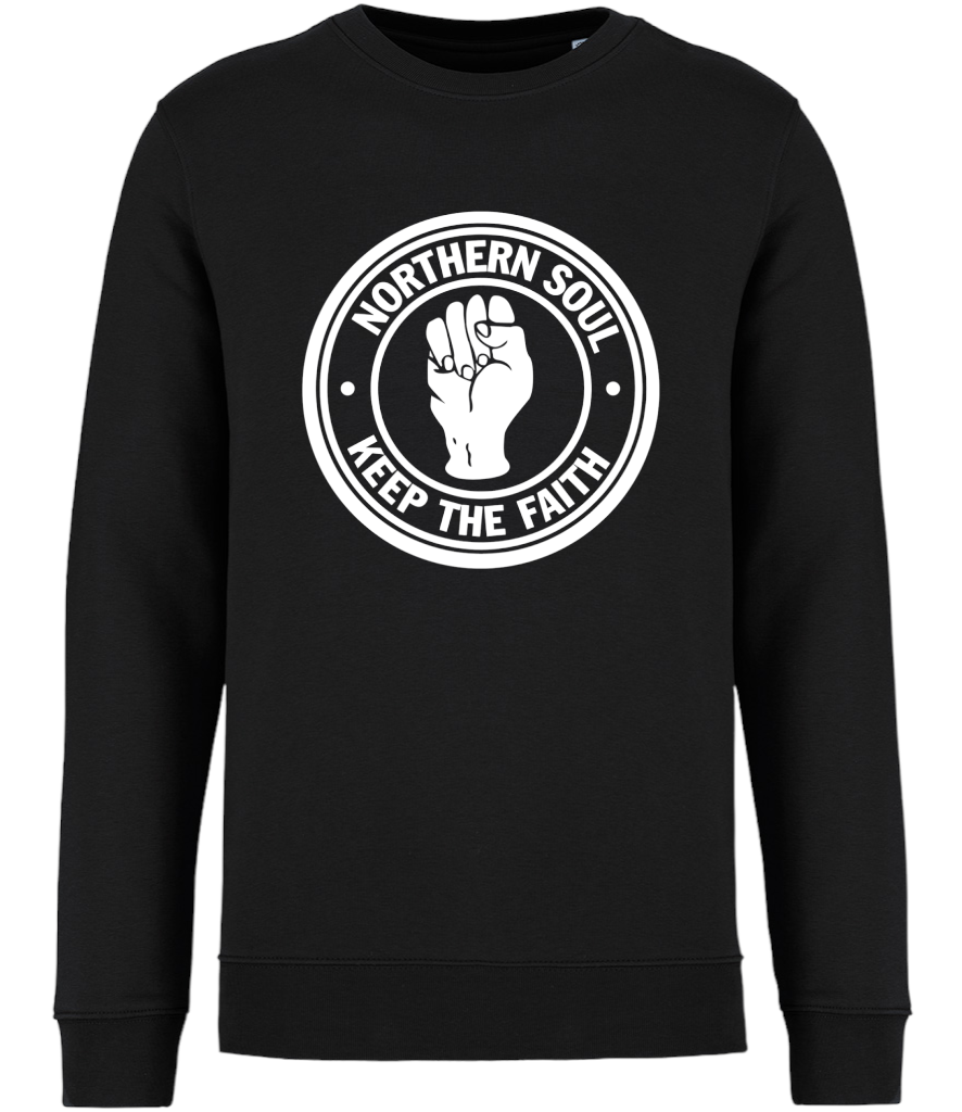 NORTHERN SOUL CLASSIC LOGO ORGANIC  SWEATSHIRT