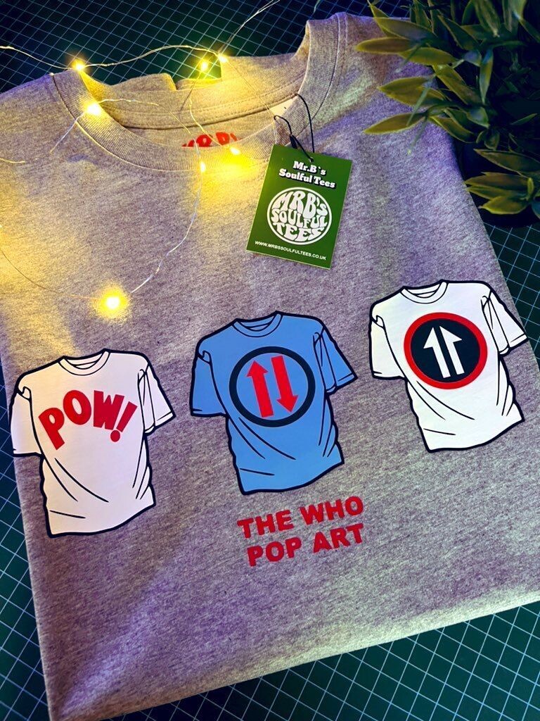 The Who Pop art Organic Heavy Cotton T-Shirt