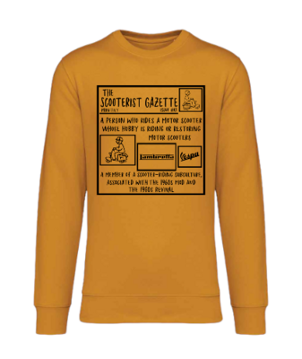 Scooterist Gazette organic cotton sweatshirt