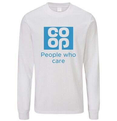 COOP PEOPLE WHO CARE ORGANIC COTTON T SHIRT-AS WORN BY IAN BROWN-ALSO AVAILABLE IN SHORT SLEEVE