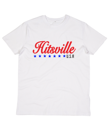 Hitsville usa Organic cotton T shirt,also available in long sleeve or sweatshirt