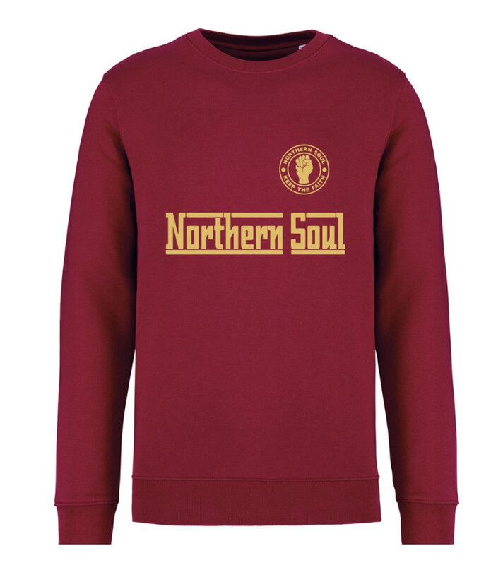 NORTHERN SOUL Beatin ORGANIC SWEATSHIRT