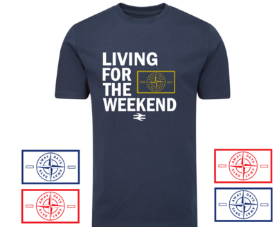 Living for the weekend Organic Cotton T shirt