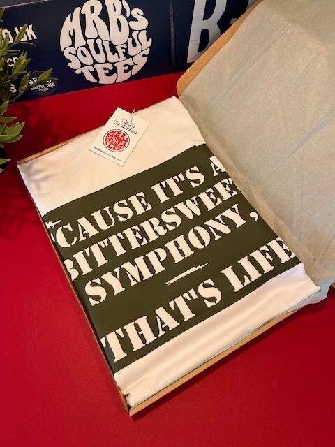 BITTERSWEET SYMPHONY  ORGANIC COTTON T SHIRT