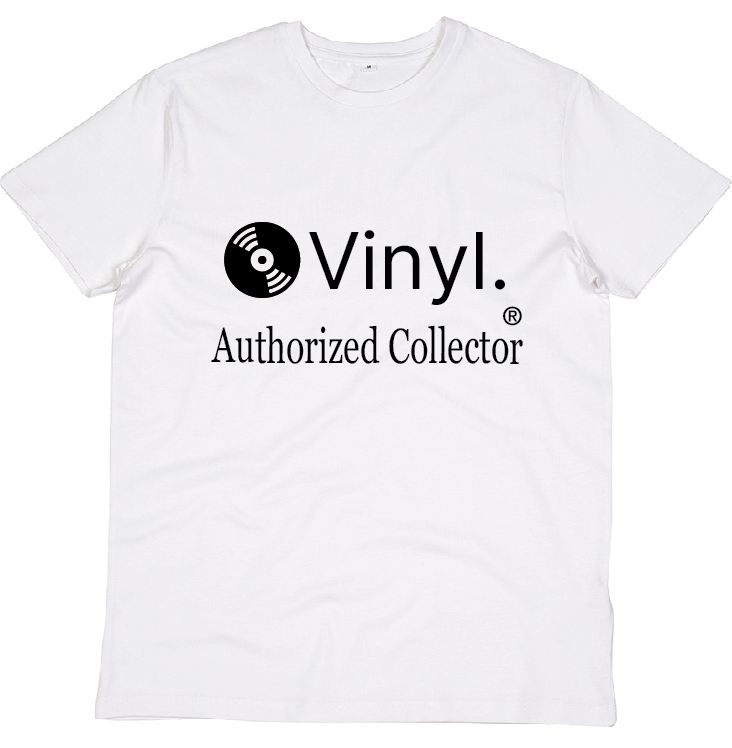 Vinyl Authorized collector organic cotton t shirt