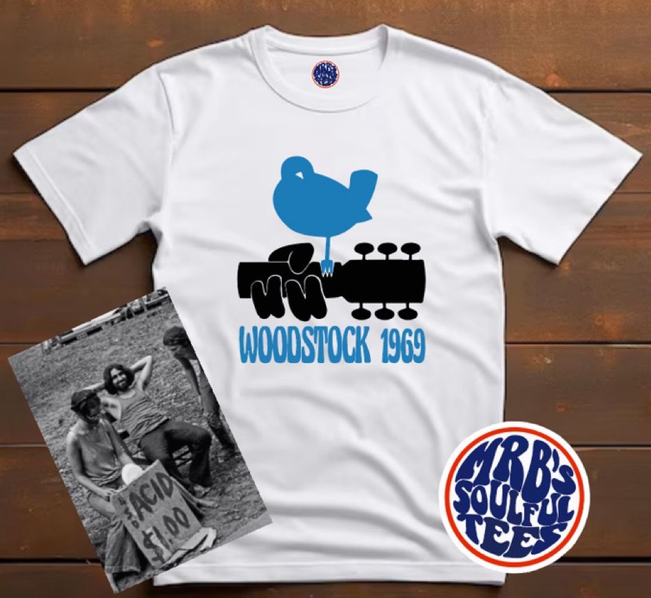 WOODSTOCK 1969 ORGANIC COTTON T SHIRT