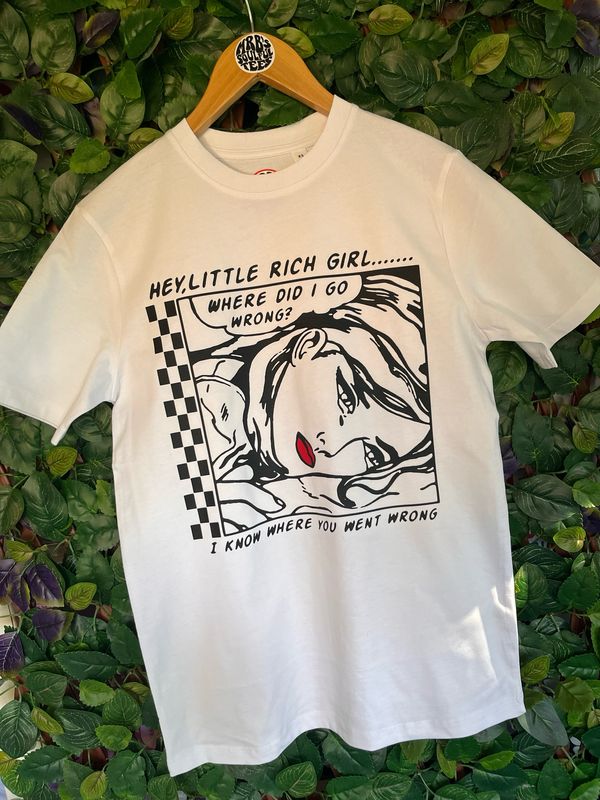 Hey Little Rich Girl Organic Cotton T Shirt