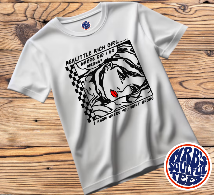 Hey Little Rich Girl Organic Cotton T Shirt