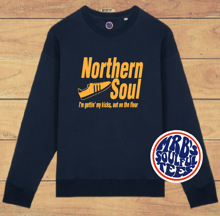NORTHERN SOUL KICKS organic cotton sweatshirt
