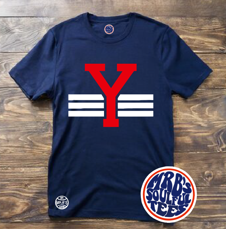 Ivy Style Y Stripe organic cotton T Shirt Ivy Style Y Stripe organic cotton T Shirt