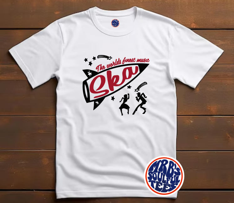 SKA THE WORLDS FINEST ORGANIC HEAVY COTTON T SHIRT