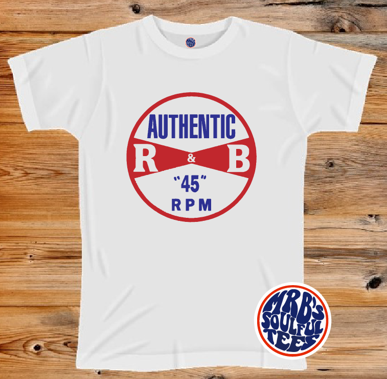 Authentic R&B 45rpm heavy organic cotton T Shirt