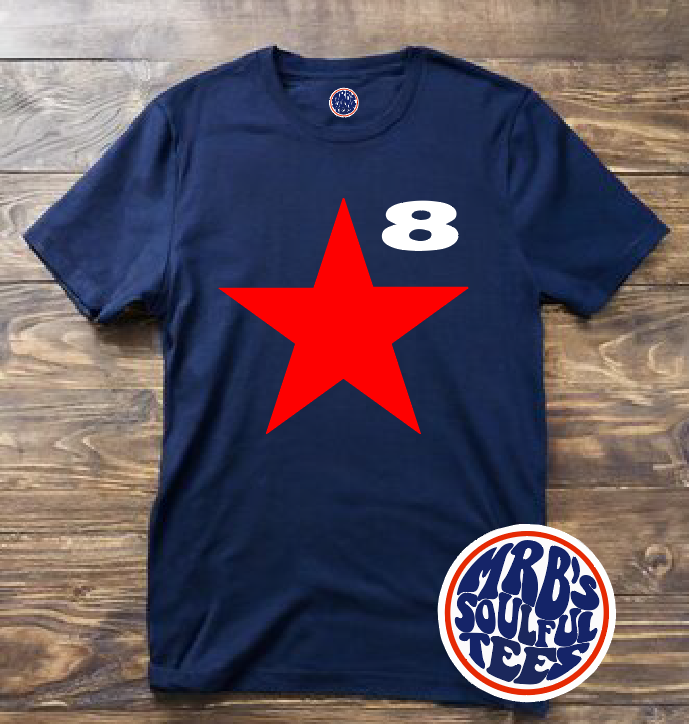 Star and 8  Organic Cotton T Shirt