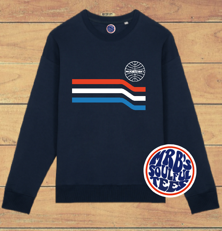 The Modernist Stripe Organic Sweatshirt