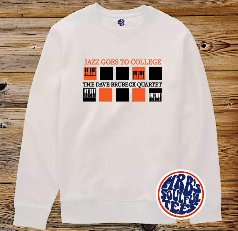 Dave Brubeck  Jazz goes to college organic cotton Sweatshirt