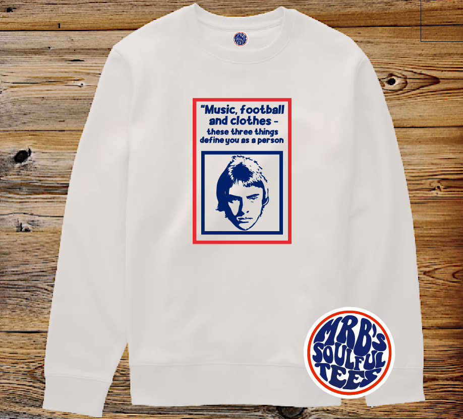 FOOTBALL MUSIC AND CLOTHES,ORGANIC COTTON Sweatshirt
