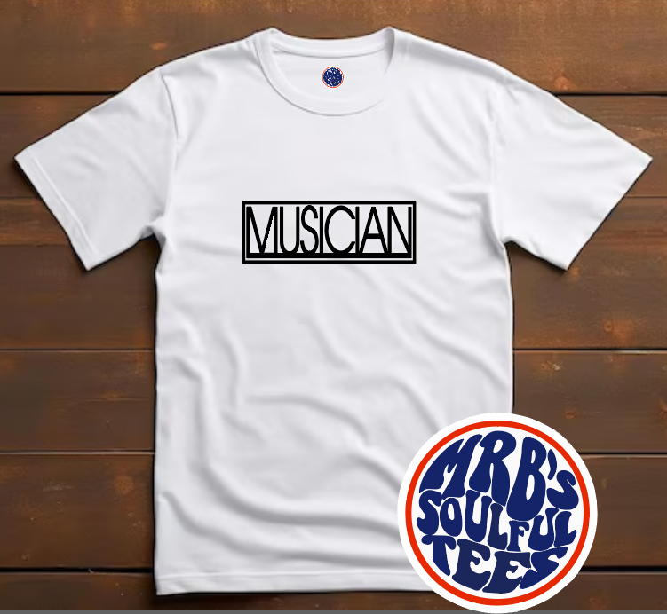 MUSICIAN AS WORN BY LIAM GALLAGHER ORGANIC COTTON T SHIRT