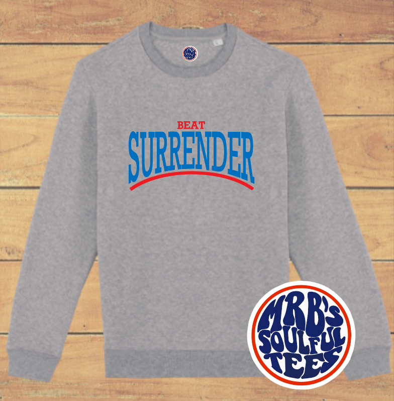 Beat Surrender organic cotton sweatshirt
