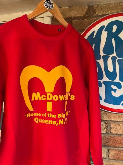 MCDOWELLS SWEATSHIRT COMING TO AMERICA