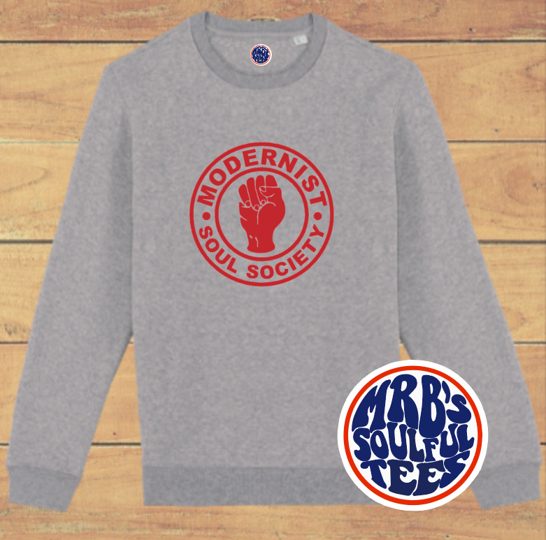 MODERNIST SOUL SOCIETY ORGANIC COTTON SWEATSHIRT