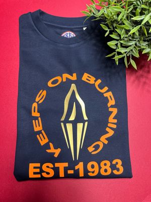 Keeps on Burning Organic cotton sweatshirt