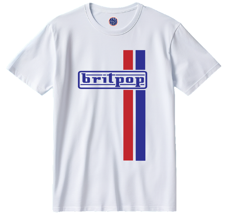 BRITPOP STRIPES organic cotton T Shirt