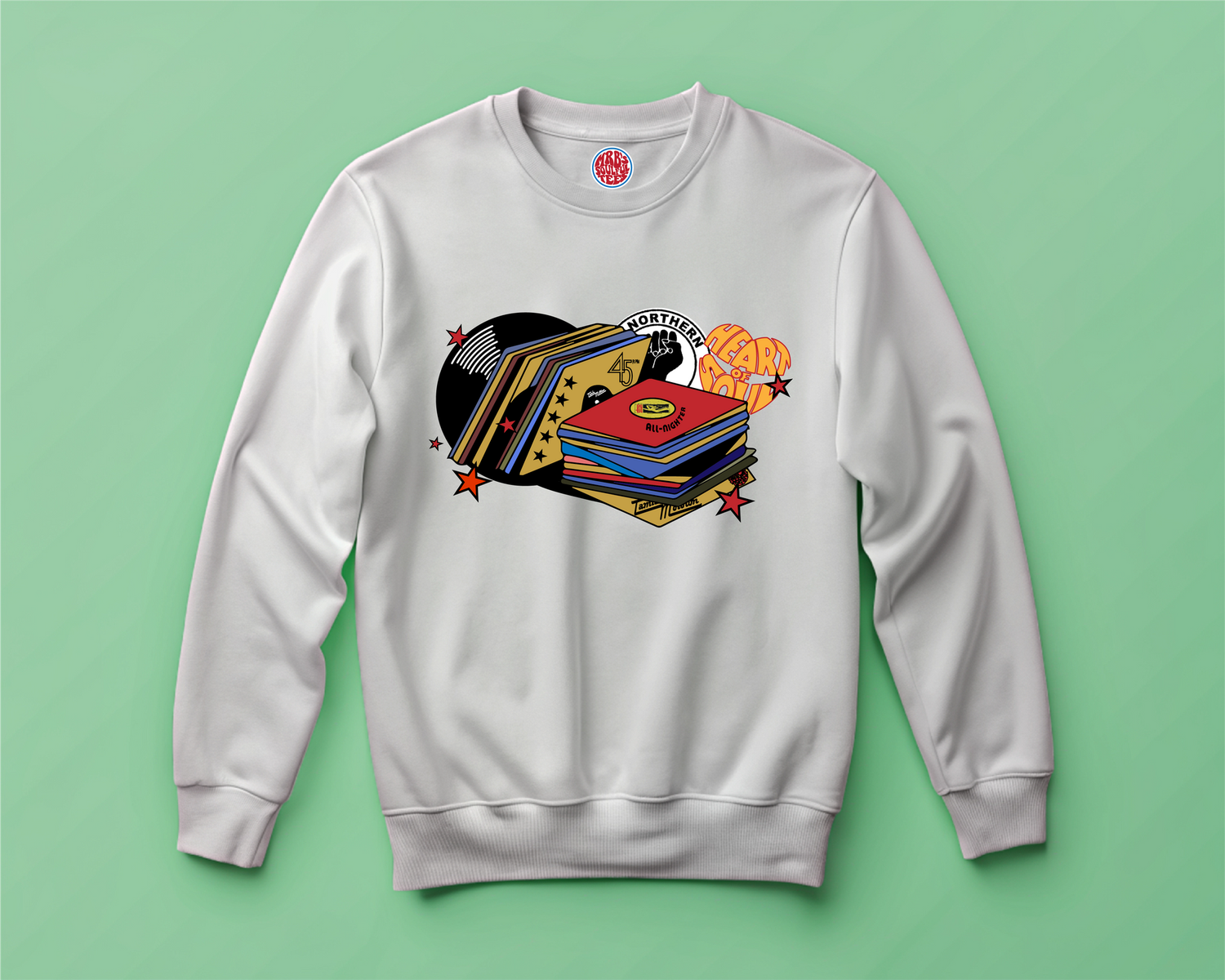 HEART OF SOUL ORGANIC COTTON SWEATSHIRT