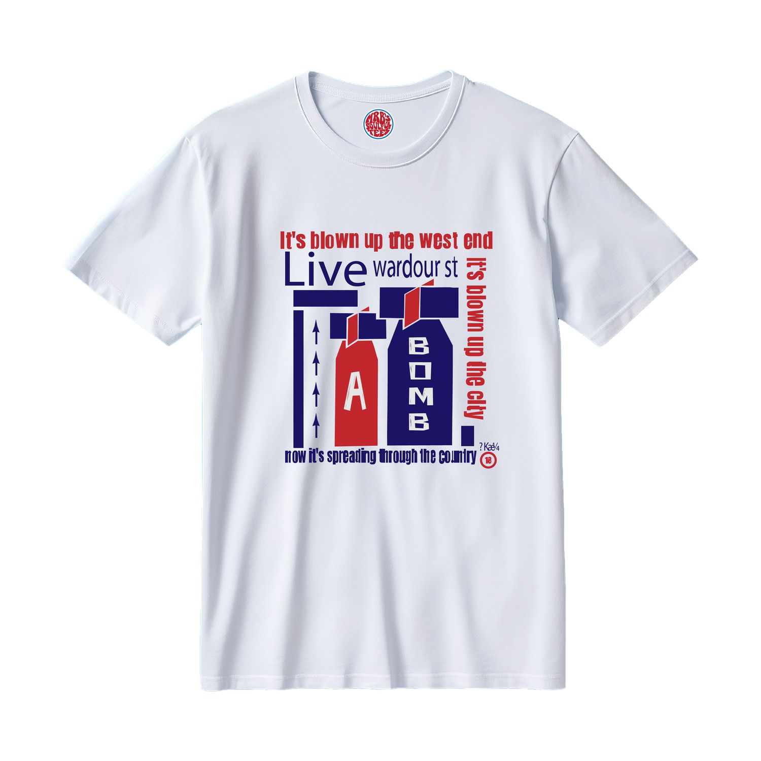 A BOMB THE JAM INSPIRED ORGANIC COTTON T SHIRT