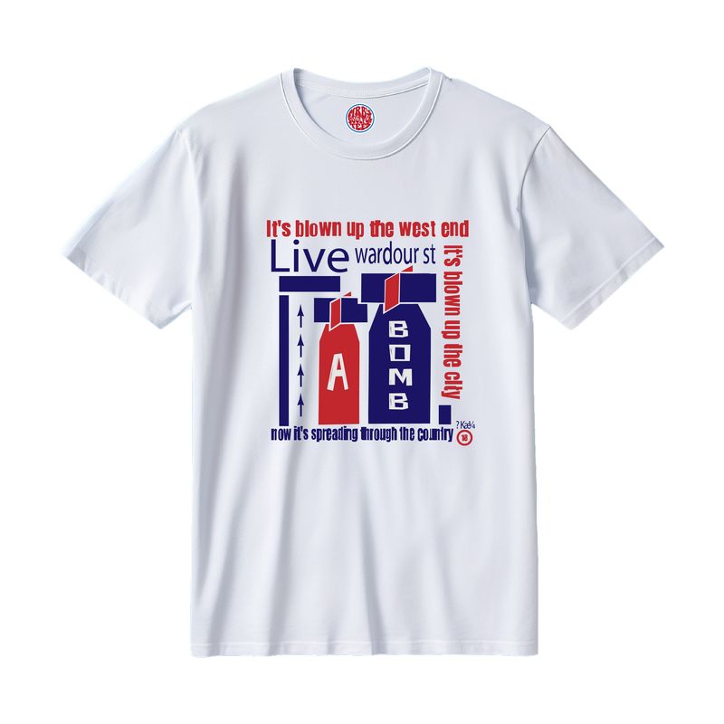 A BOMB THE JAM INSPIRED ORGANIC COTTON T SHIRT