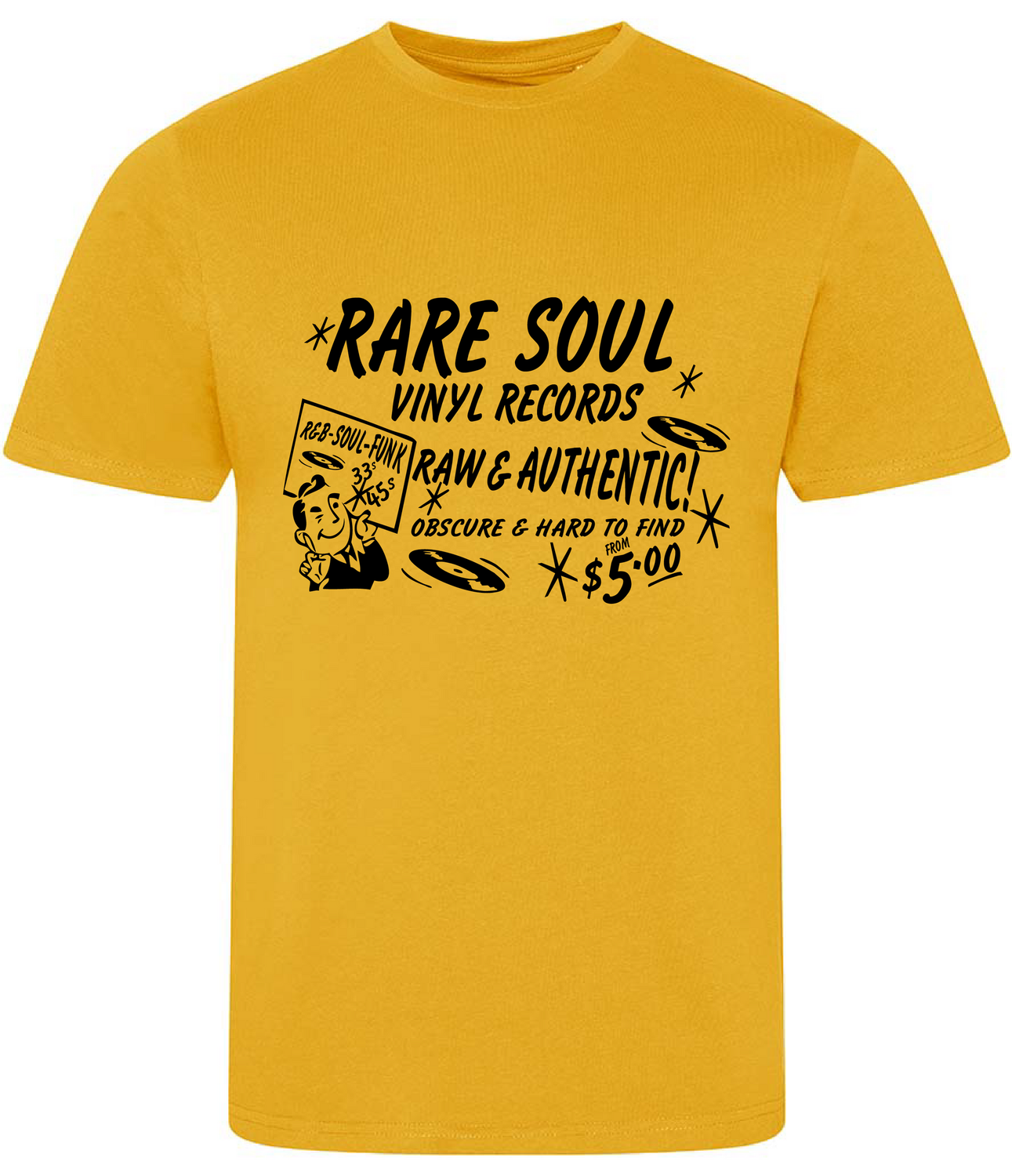 RARE SOUL COLLECTORS ORGANIC COTTON T SHIRT