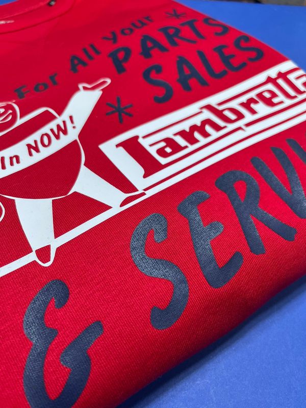 LAMBRETTA SERVICE PARTS AND SALES ORGANIC COTTON SWEATSHIRT