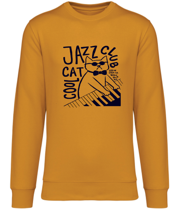 COOL CATS JAZZ CLUB NY ORGANIC COTTON SWEATSHIRT