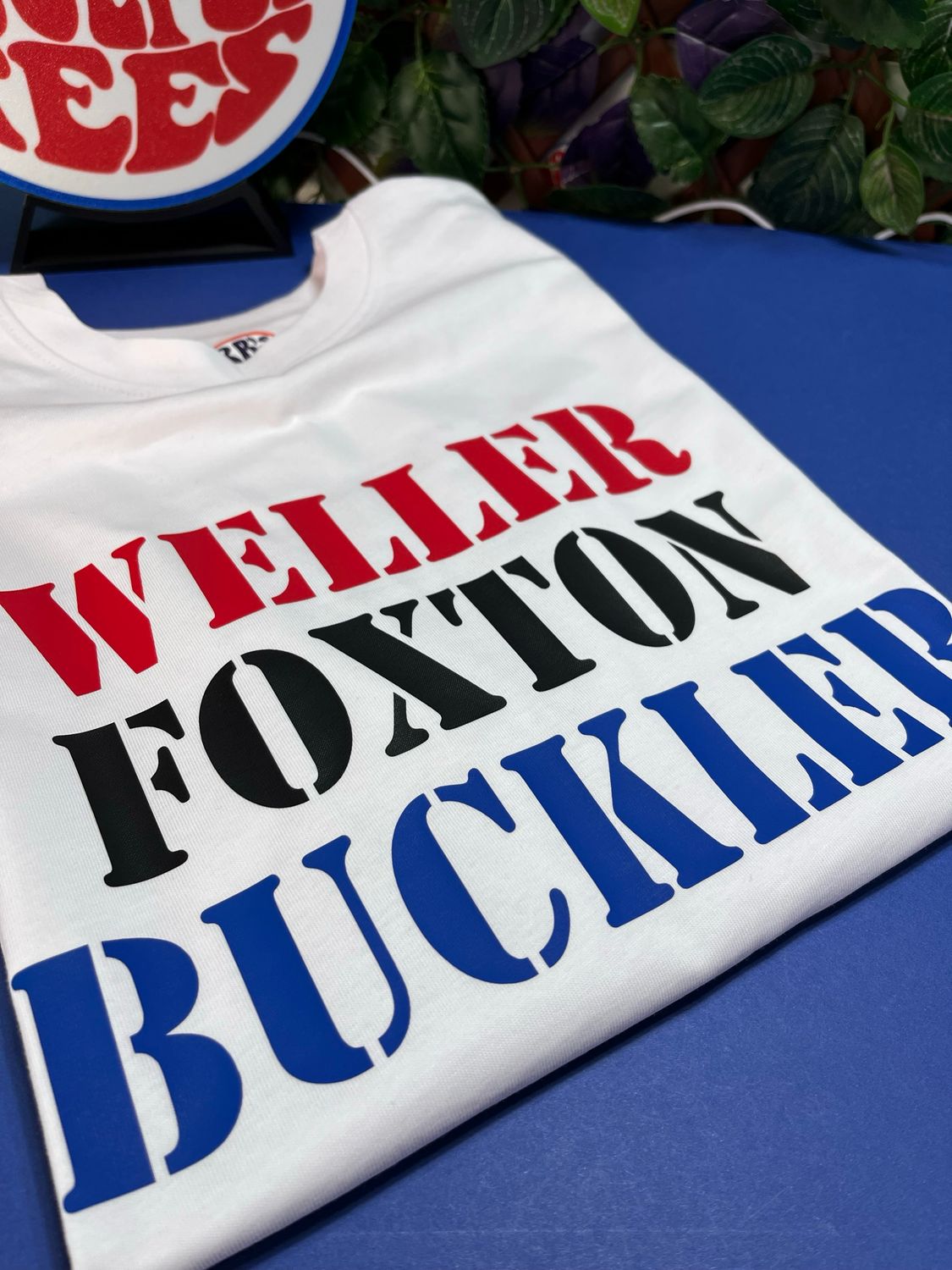 Weller Foxton Buckler Organic Cotton T Shirt