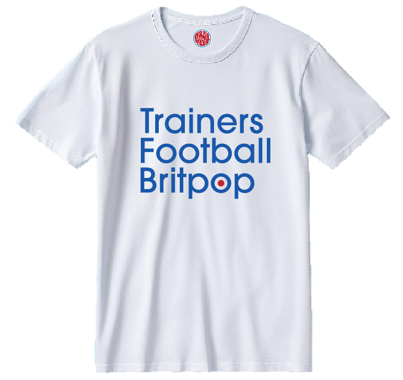 Trainers Football Britpop Organic Cotton T shirt