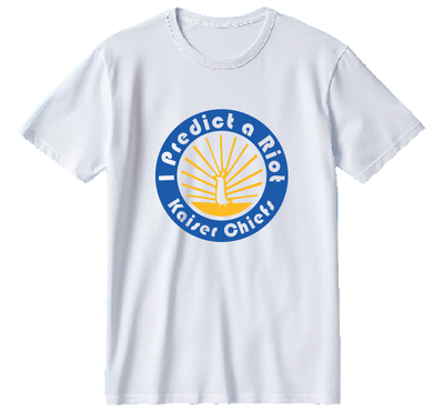 I predict a riot  Kaiser Chiefs Organic Cotton T shirt I predict a riot  Kaiser Chiefs Organic Cotton T shirt