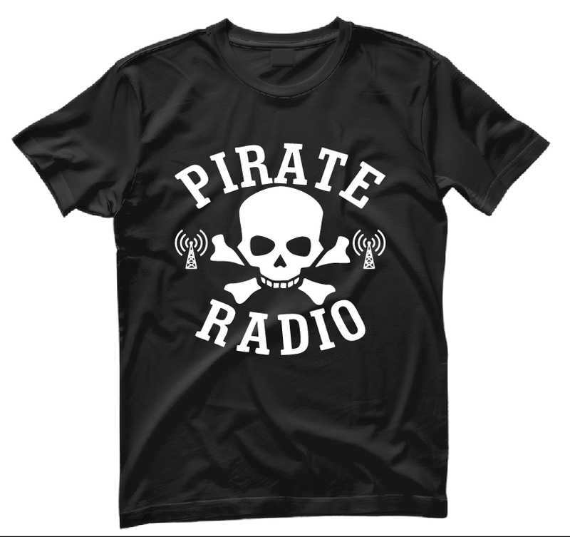 PIRATE RADIO ORGANIC COTTON T SHIRT