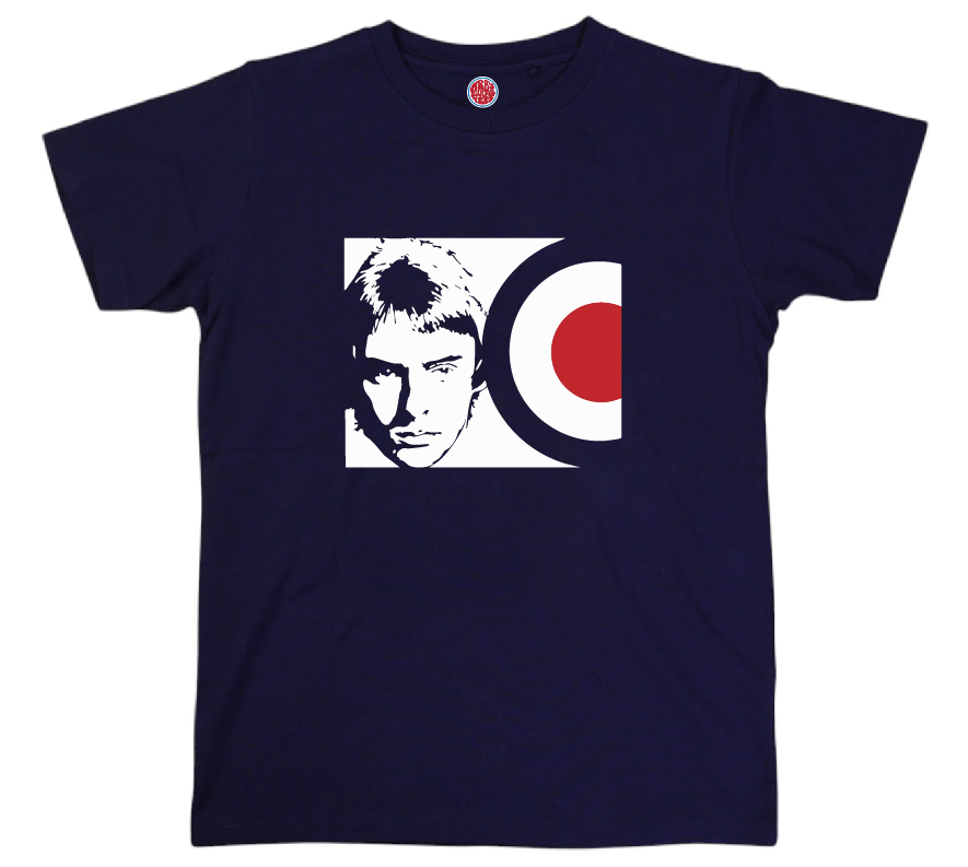 Paul Weller inspired Target T shirt.Organic Cotton