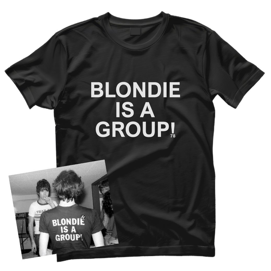 BLONDIE IS A GROUP ORGANIC COTTON T SHIRT