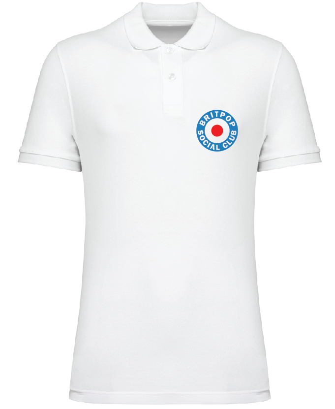BRITPOP SOCIAL CLUB ORGANIC COTTON POLO SHIRT