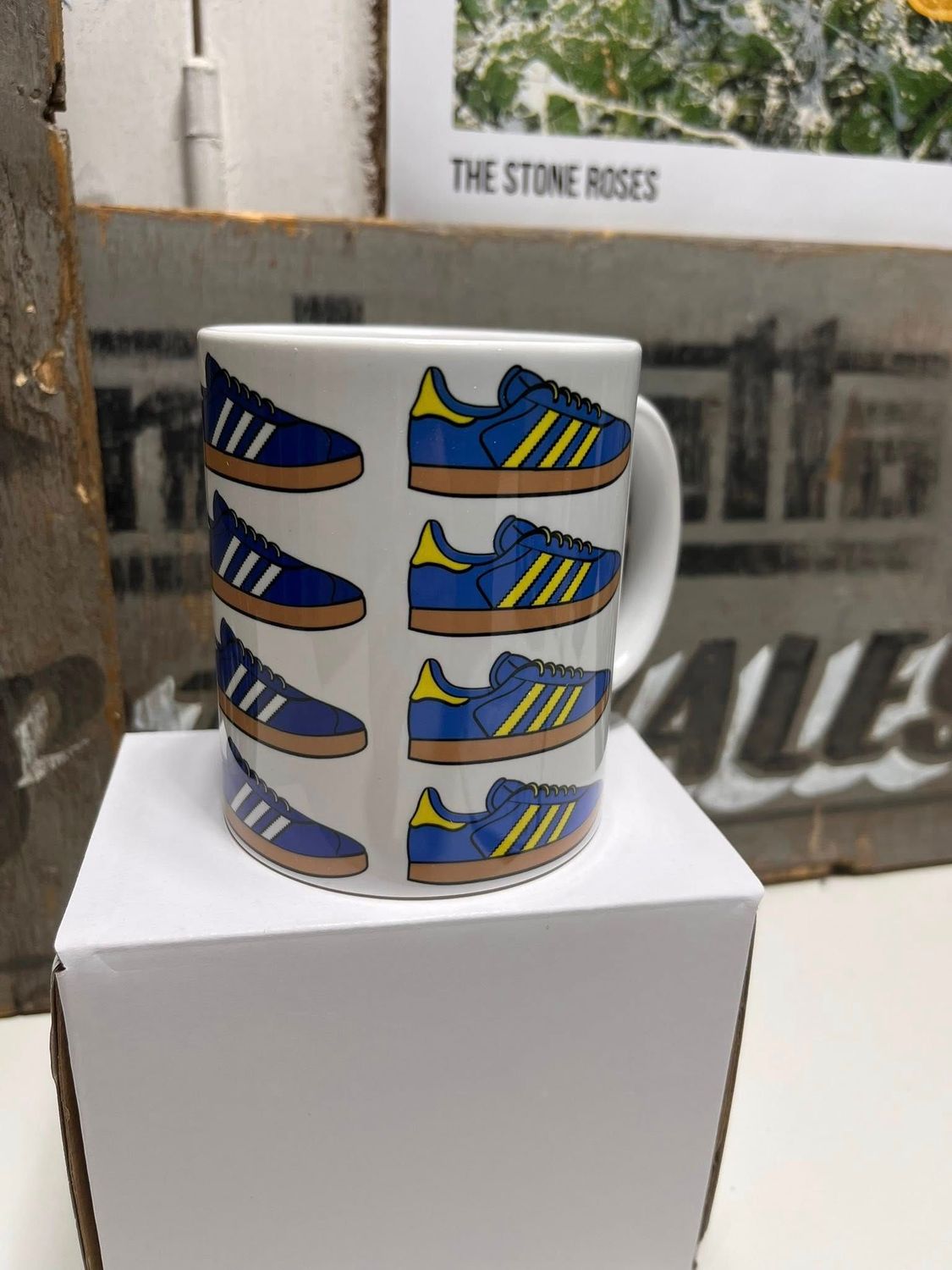 Adi Trainers White Mug