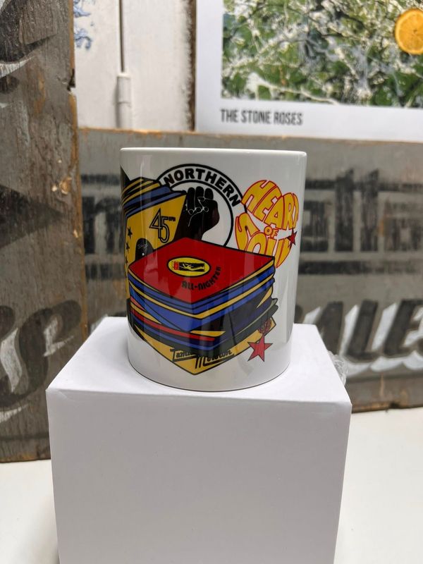 NORTHERN SOUL THEMED WHITE MUG
