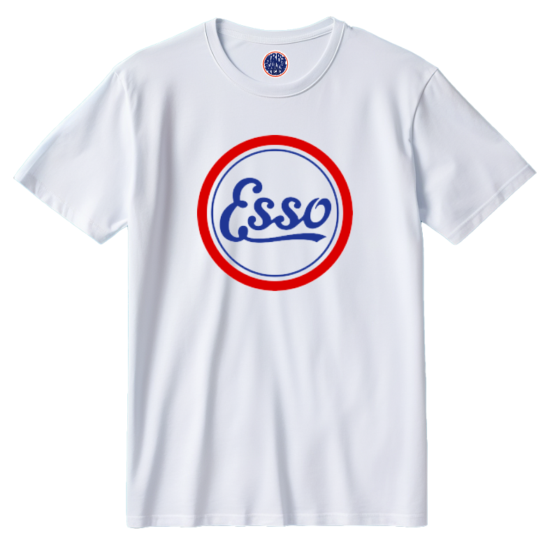 VINTAGE 1950S ESSO LOGO ORGANIC COTTON T SHIRT
