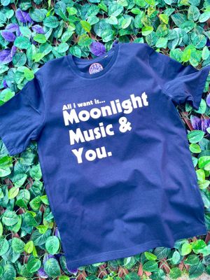MOONLIGHT MUSIC AND YOU  Organic T Shirt