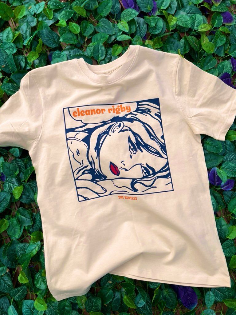 ELEANOR RIGBY ORGANIC COTTON T SHIRT