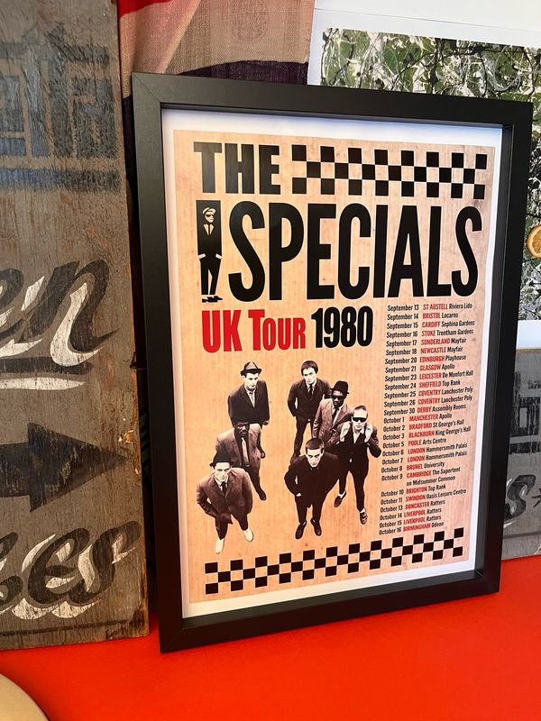 The Specials Tour 1980 A3 Print