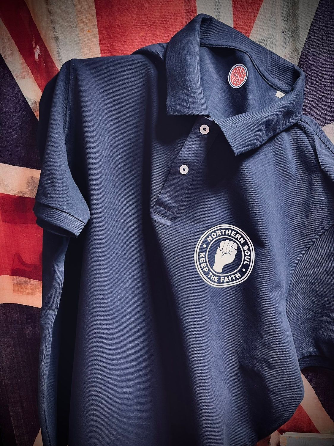 Northern Soul/Tamla  Organic Cotton Piqué Polo Shirt
