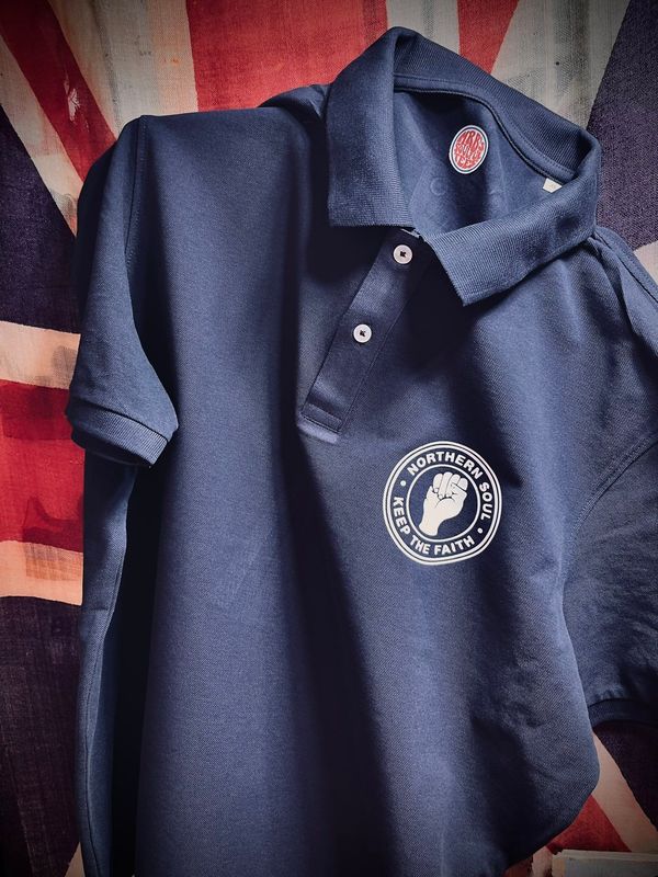 Northern Soul/Tamla  Organic Cotton Piqué Polo Shirt