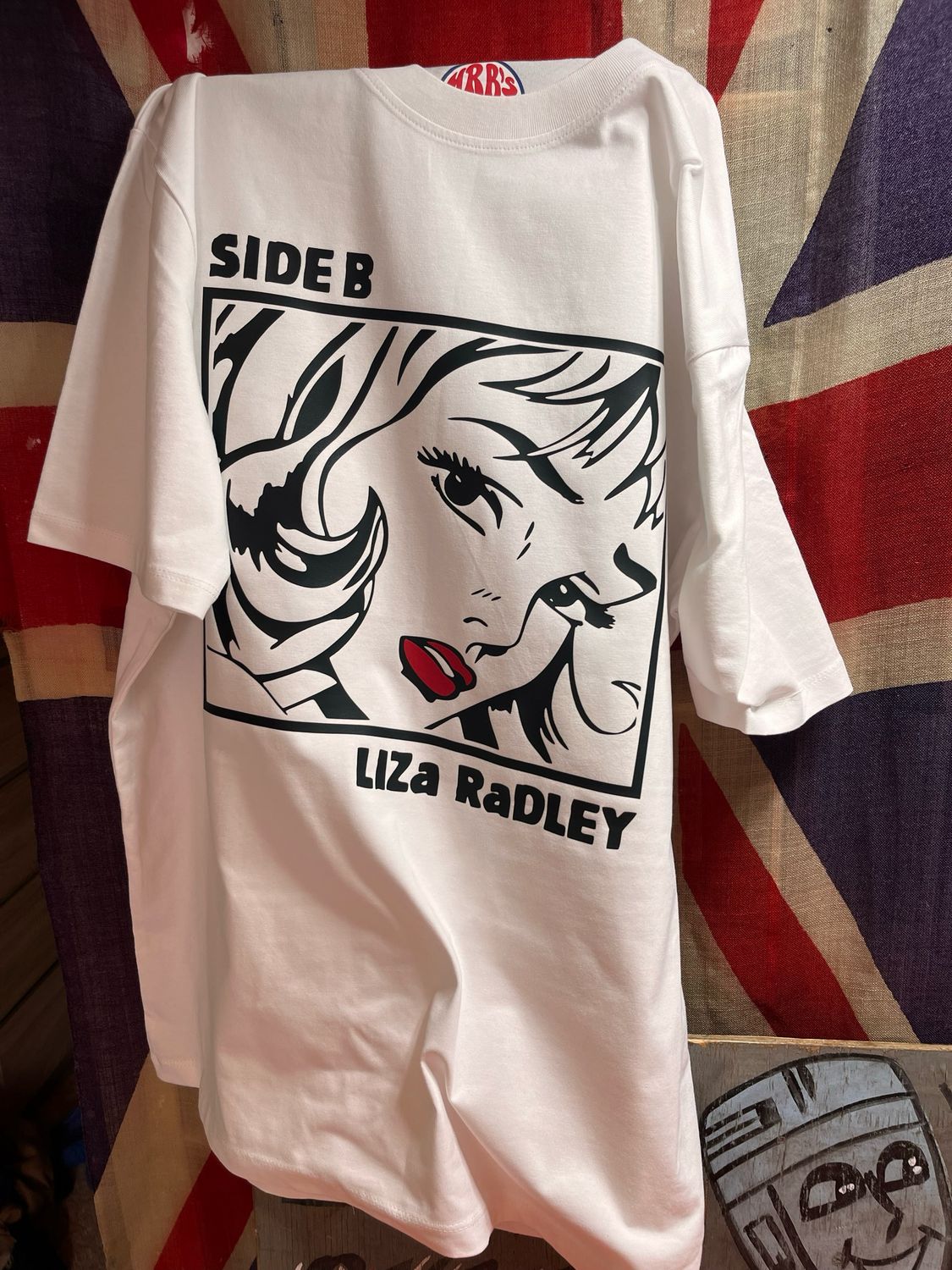 Liza Radley Side B  Organic Heavy Cotton T-Shirt